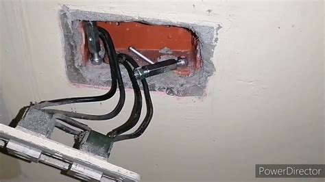 electrical box hole broken|broken electrical box repair.